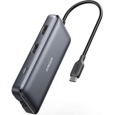 Anker PowerExpand 8-in-1 USB-C PD Media Hub Docking Station - Ultimate Connectivity & Versatility for Your Devices